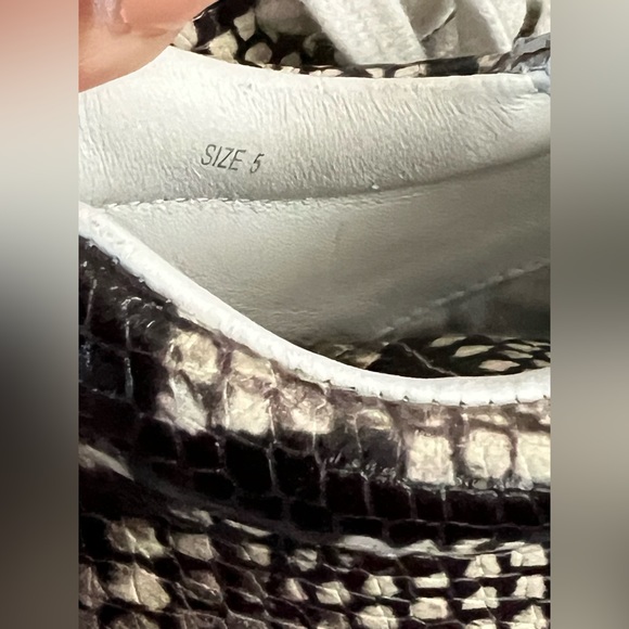 Paige Annie Snake Embossed Mid Top Sneaker - Picture 5 of 6